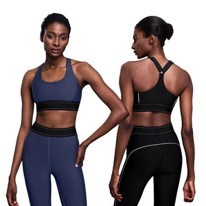 Soutien-gorge de sport léger et haute performance pour femme, respirant à l'avant, bretelles réglables pour fitness et yoga - Assortiment de couleurs - Product Image 3