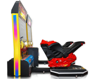 เครื่องเกมมอเตอร์ไซค์แข่ง Man X TT Super Bike 2 สำหรับ 2 ผู้เล่น แบบหยอดเหรียญ สไตล์เรโทร พร้อมตู้เกมจำลองการขับขี่ในโซนเกม - Product Image 2