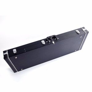 ST High Grade Electric Guitar <b>Case</b> Square <b>Hard</b> <b>Shell</b> with Microgroove Flat Black Replaces 47163782 for Instruments - Product Image 6