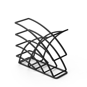 Porte-serviettes vertical en métal créatif pour restaurant, porte-serviettes de table - Product Image 3