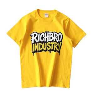 Jogger Style Mens Active T-Shirt Coton Stretch Tissu Respirant Training Wear OEM Factory Richbro Industry Custom Design - Product Image 5