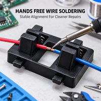 Penjepit Kawat Pegas Ganda untuk Solder, Daya Tahan Tinggi, Anti Selip, Perlengkapan Penjepit untuk Kabel Harness, Alat Perbaikan Elektronik