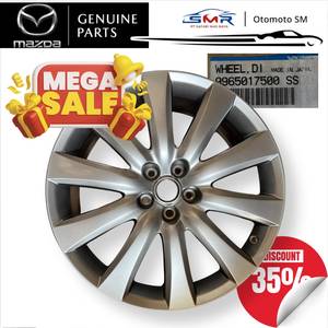 9965017500SS Llanta de Aleación para Coche 20x7.5J Offset 45 Hyper Silver 10 Radios, Rines para Mazda CX-9 TB, Piezas Originales - Product Image 1