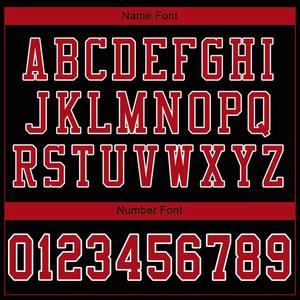 Camiseta de Fútbol Personalizada Negra, Roja y Blanca, de Malla, Auténtica, Transpirable, de Secado Rápido, Uniforme Deportivo para Entrenamientos y Partidos - Product Image 6