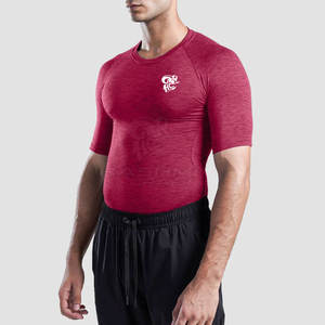 Camiseta Deportiva de Compresión Profesional para Gimnasio, con Tejido Transpirable y Elástico para Entrenamiento Diario - Product Image 4