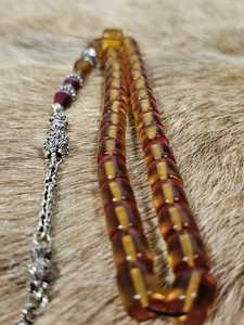 ลูกประคำเรซิ่นทำมือสไตล์นางฟ้า รุ่น TIMELESS CRAFT TS-436 สำหรับสวดมนต์อิสลาม เป็นมิตรต่อสิ่งแวดล้อม หรูหรา สร้อยคอสำหรับการทำสมาธิแบบมุสลิม - Product Image 3