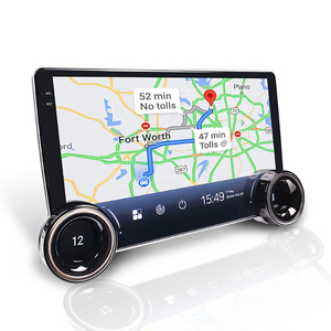 Reproductor Multimedia para Automóvil de 10.1 Pulgadas con Doble Perilla, <span class=keywords><strong>2</strong></span> <span class=keywords><strong>Din</strong></span>, Inalámbrico, Carplay, <span class=keywords><strong>Android</strong></span> Auto, Bluetooth, FM, Wifi, GPS, <span class=keywords><strong>Pantalla</strong></span> Dividida, Universal - Product Image 1