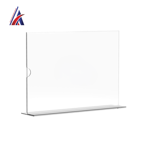 Présentoir de table en acrylique double face A4 pour menu et brochure, support de signalisation OEM B2B, meilleur fournisseur - Product Image 1