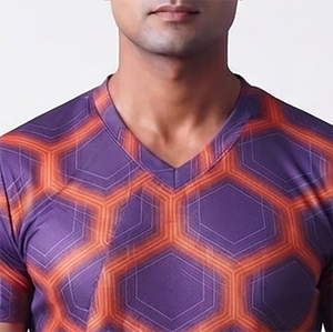 Camiseta ligera de alto rendimiento para hombre, transpirable, personalizada, de ajuste personalizado, estilo urbano. - Product Image 4
