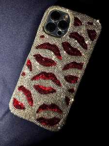 Funda/Bolsa Multifuncional para Móvil con Diseño de Fichas de Mahjong con Cuentas, Cierre de Cremallera, Hecha a Mano, con Cadena Cruzada - Product Image 4