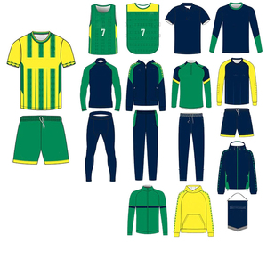 Camiseta de Fútbol Personalizada con Sublimación de Alta Calidad, Uniforme Deportivo para Niños, Conjunto de Camiseta de Fútbol Negra y Amarilla - Product Image 4