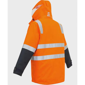 Chaqueta de Seguridad Impermeable para Hombre con Logotipo Personalizado, Franja Reflectante, Transpirable, Resistente, Alta Visibilidad, Ropa de Trabajo para Exteriores - Product Image 4