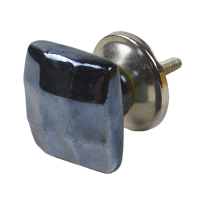 Wholesale Ceramic Modern Knobs Cream Vintage Pulls Square Farmhouse Cabinet <b>Single</b> Hole For Home Decoration - Product Image 1