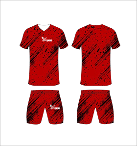 Conjunto de Uniforme de Fútbol Sublimado Personalizado, Diseño Geométrico Rosa y Gris, Transpirable, de Secado Rápido, Camiseta de Fútbol para Hombre y Niño - Product Image 6