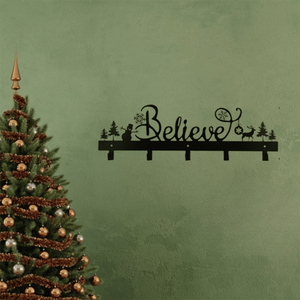 Ganci da Parete in Ferro a Forma di Babbo Natale e Pupazzo di Neve CIFbuy, Decorazione Festiva per Calze di Natale, Appendiabiti Multifunzione TikTok per Ritiro Temu - Product Image 5