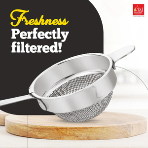Nuevo diseño de coladores de doble malla SS, colador de malla fina, espumadera de cocina, apto para lavavajillas, para té y café - Product Image 3