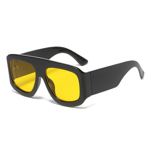 European American Fashion Trend Sunglasses New Wide Leg <b>Large</b> <b>Frame</b> PC for Men Women Cross-Border Sun Glasses with Sunscreen - Product Image 5