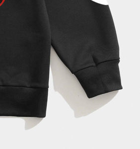 Sweat à capuche oversize en coton/polyester pour homme, tendance 2025, brodé, style streetwear, molleton épais, épaules tombantes, taille XL, automne - Product Image 4