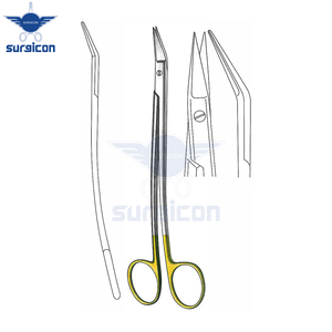 Tijeras Quirúrgicas Dean Scissors Plain de 12 cm (4-3/4 Pulgadas) Semiofiladas/Opacas TC Doradas con Cuchillas de Corte de Precisión y Uso Profesional - Product Image 2