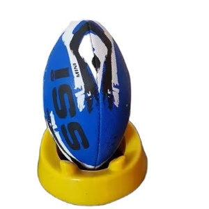 Wholesale Best Quality <b>Branded</b> Sports <b>Balls</b> <b>Mini</b> Size Multicolor Printed Rugby <b>Ball</b> Made of Rubber - Product Image 1