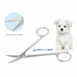 Tijeras Quirúrgicas SuperCut Iris Fabricadas en Acero Inoxidable de Alta Calidad, Instrumento Quirúrgico Curvo y Afilado para Oftalmología - Product Image 6