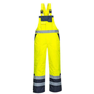 Direct Factory Supplier Two Tone High Visibility Bib And Brace Adjustable Elastic Hi Vis Bib And Brace Overall <b>Pants</b> For Workers - Product Image 1