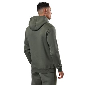 Sweat à capuche décontracté en molleton vert olive pour homme, à manches longues, idéal pour le sport et l'hiver - Product Image 2
