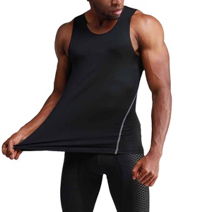 Camisetas sin mangas de poliéster transpirable ligero 2025 de alta calidad para hombre, camiseta sin mangas para entrenamiento de gimnasio, fabricantes de camisetas sin mangas - Product Image 1