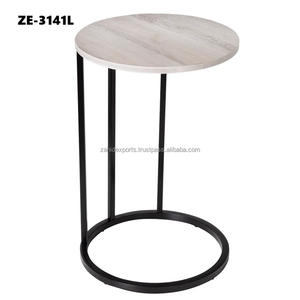 Mesa de Centro Redonda Moderna de Lujo Hecha a Mano con Marco de Metal con Acabado Dorado, Venta al por Mayor de Zahid Export India - Product Image 4