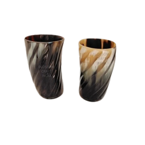 Vaso de Cuerno de Vaca Premium Hecho a Mano, Ecológico, Duradero, Diseño Rústico Tradicional para Uso en el Hogar o Bar - Product Image 6