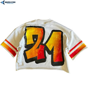 T-shirts personnalisés pour hommes à manches courtes, vente en gros, 100% coton/polyester, coupe ample, couleur unie, décontracté, écologique, respirant, OEM - Product Image 4