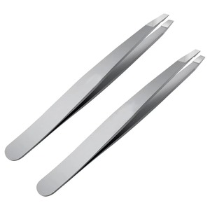 Pinza Automática para Cejas con Resorte, de Acero Inoxidable, Retráctil, Ecológica, con Punta Inclinada, Depiladora Profesional - Product Image 1