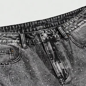 กางเกงยีนส์ขาสั้นสไตล์ไฮสตรีทคุณภาพสูงสำหรับผู้ชาย ดีไซน์โดดเด่น รุ่นใหม่ล่าสุด รับผลิตตามแบบ (OEM) สำหรับฤดูร้อน - Product Image 4