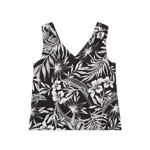 เสื้อเบลาส์คอวีสีดำสำหรับผู้หญิง สายกว้าง แขนกุด ดีไซน์หรูหรา สวมใส่สบาย เหมาะสำหรับใส่ทำงานและแฟชั่นประจำวัน - Product Image 5