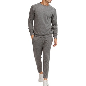Nuevo Conjunto Deportivo para Hombre, Talla Grande, Transpirable, 100% Algodón, Estilo Urbano, Color Sólido, con Logotipo Personalizado, Impresión en Serigrafía - Product Image 1