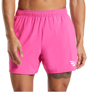 Pantalones cortos deportivos de alta calidad para correr, ropa de gimnasio, pantalones cortos para hombre, pantalones cortos de entrenamiento físico con pantalones cortos de compresión interior para hombres - Product Image 1