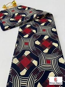 Tissu Premium Ghana Africain Imprimé Wax Ankara 100% Polyester Fournisseur Textile Personnalisé OEM ODM pour Vêtements Sacs Artisanat - Product Image 4