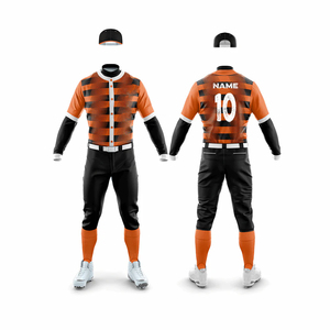 Conjunto de Pantalones Grises con Ribete Blanco y Camiseta de Béisbol Negra Personalizada Unisex, Transpirable, Absorbente de Humedad, Ecológico, de Manga Corta para Invierno - Product Image 4