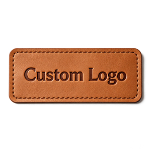 Écusson rectangulaire en cuir véritable gaufré PU à coudre, personnalisable, de haute qualité, durable et léger pour chapeau - Product Image 2