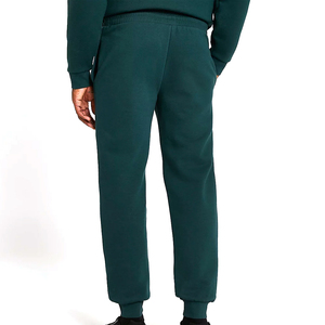 Ensemble de survêtement à capuche vert foncé pour homme, manches longues, couleur unie, tenue décontractée avec poches latérales, fermeture à cordon, coupe régulière - Product Image 5