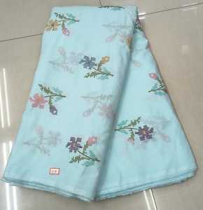 Tissu en lin brodé multicolore à motifs floraux, tissé, séchage rapide, léger, personnalisé, pour robes féminines – Vente en gros - Product Image 3