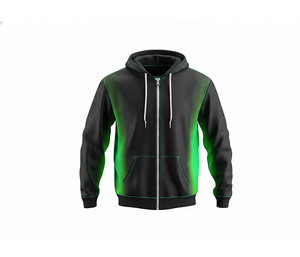 Sweat à capuche personnalisé à fermeture éclair intégrale pour clubs et équipes – Vêtement d'hiver tendance pour hommes, femmes et jeunes – Veste à capuche d'entraînement – Tenue de sport - Product Image 1