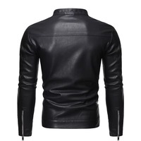 Veste d'hiver imperméable en cuir véritable pour homme de haute qualité, coupe ajustée moderne, élégante, décontractée, tendance streetwear