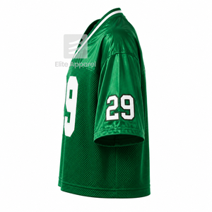 Camiseta personalizada de la hermandad Iota Phi Lambda con cuello en V, color sólido, manga corta, verde y blanca, estilo casual para mujer, de malla de poliéster. - Product Image 4