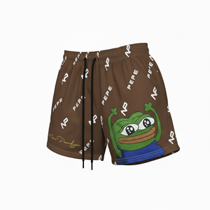 Pantalones Cortos Deportivos de Malla Elástica de Poliéster para Hombre, Estilo Nuevo, Talla Grande, Transpirables, Ecológicos, Anti-UV, de Secado Rápido, para Baloncesto y Gimnasio - Product Image 4