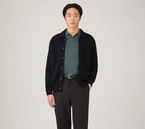 Polo pour homme infroissable, entretien facile, en piqué, uniforme professionnel pour le bureau, polo élégant, pantalon décontracté formel pour affaires - Product Image 3