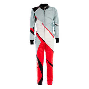 Traje de Carreras de Karting Personalizado Unisex, Transpirable, de Secado Rápido, de Spandex y Algodón, Tallas Grandes, con Impresión Serigráfica Completa - Product Image 2