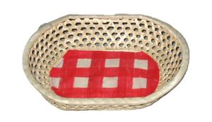 Panier de rangement multifonctionnel vintage en jacinthe d'eau tressé à la main, à prix économique, avec poignée, pour chambre, salon, salle de bain - Product Image 2