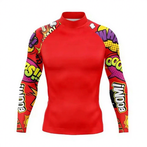 OEM ODM Custom Logo Sublimated for Swimming Beach with <b>Long</b> <b>Sleeves</b> Printed Men's Rash Guard <b>Long</b> <b>Sleeve</b> <b>Compression</b> <b>Shirts</b> 2026 - Product Image 6