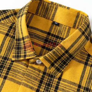 Nuevas Camisas de Franela para Hombre, de Lana, Transpirables, Tejidas, de Manga Larga, Tallas Grandes, Estilo Casual, Personalizadas, al por Mayor, OEM - Product Image 3